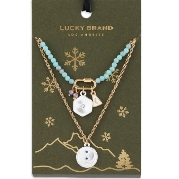Lucky Brand Jewelry - NWT Lucky Brand Turquoise Beaded Layer Necklace